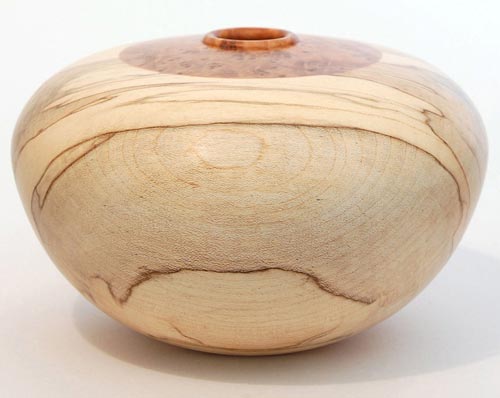 Spalted Sycamore & Thuya Burr Hollow Vessel